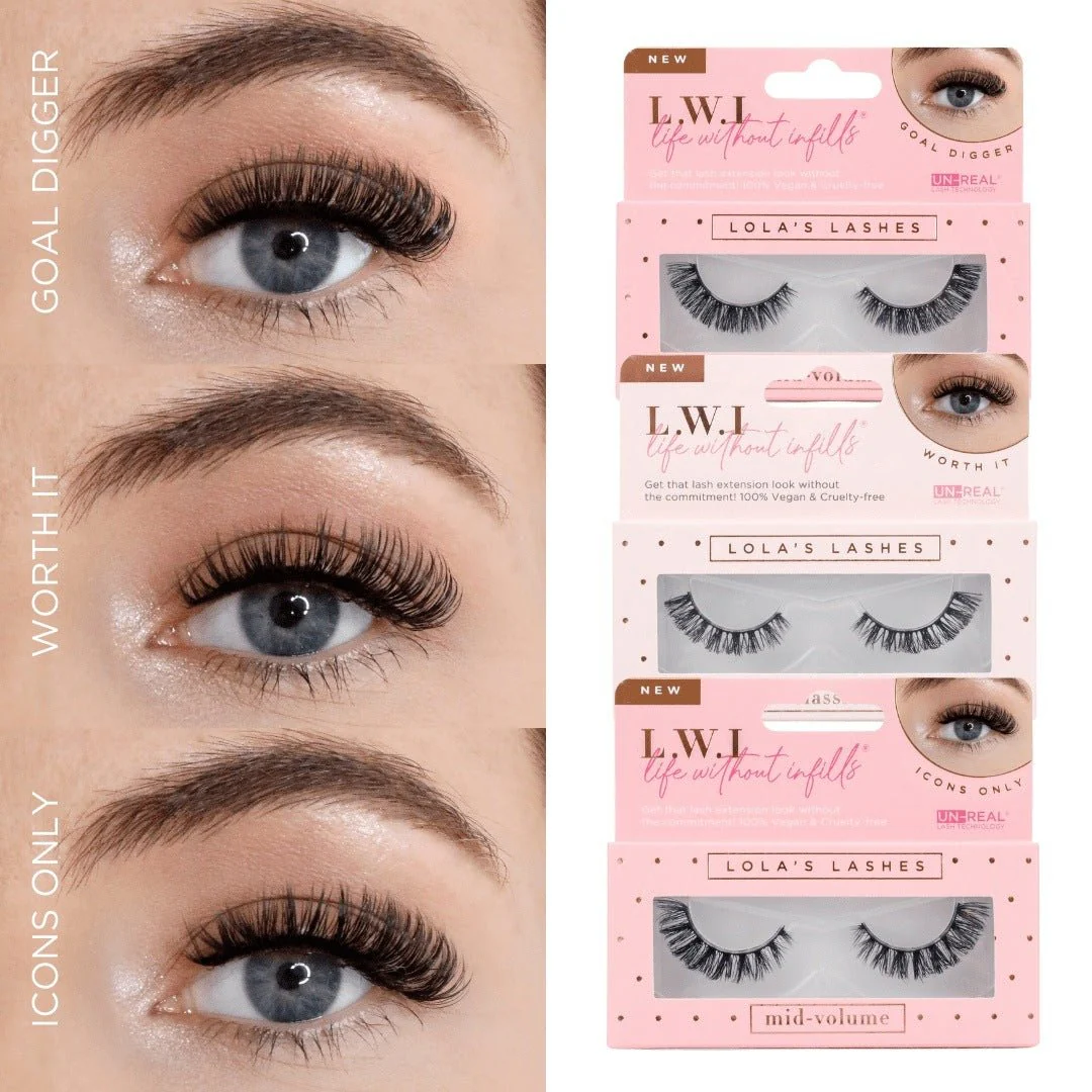 L.W.I Boss it Russian Strip Lash Bundle