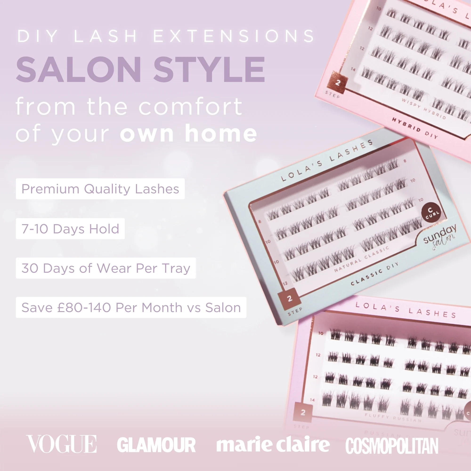 Classic Single Length DIY Cluster Lashes - Image 5