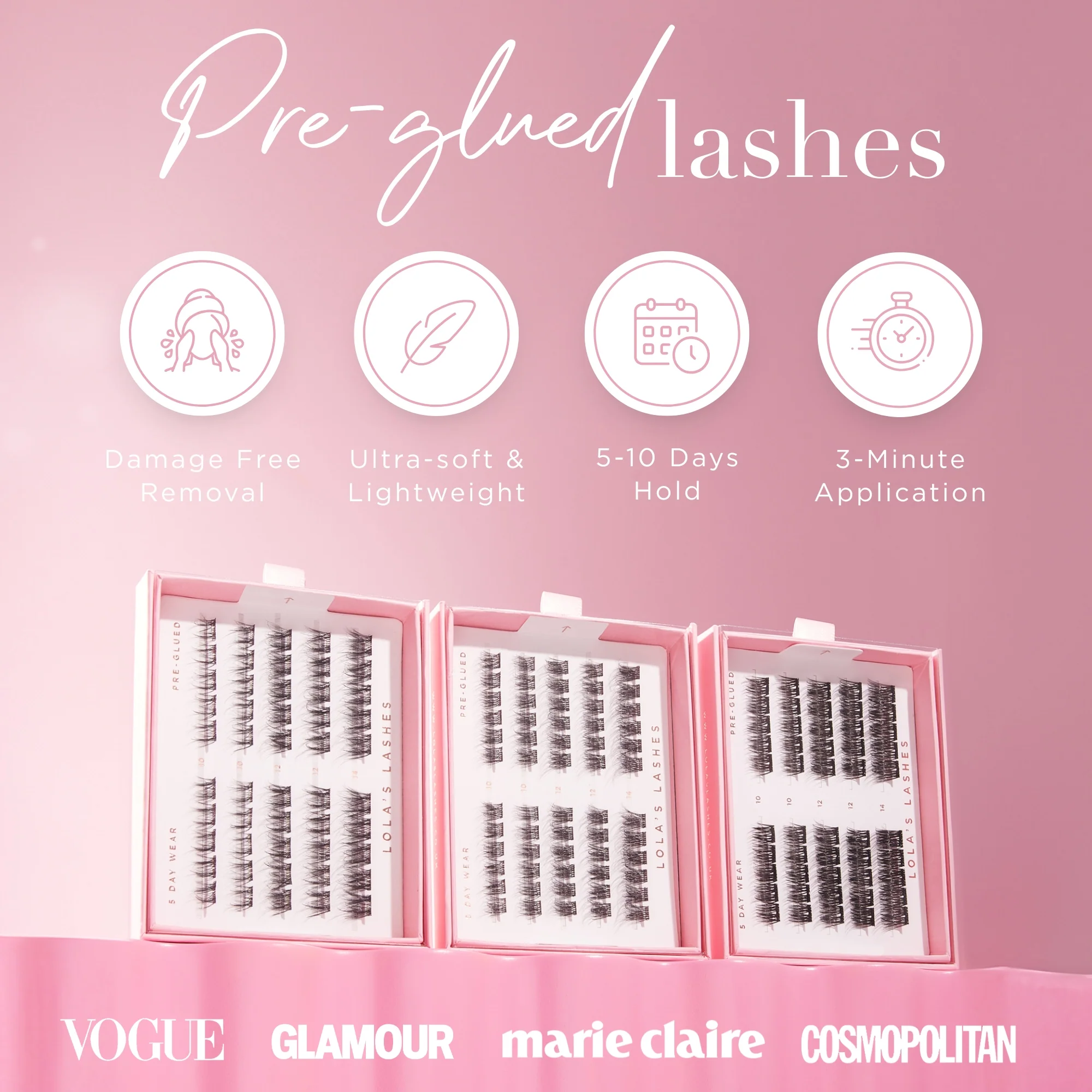 Defined Pre-Glued Lashes Set - Image 6