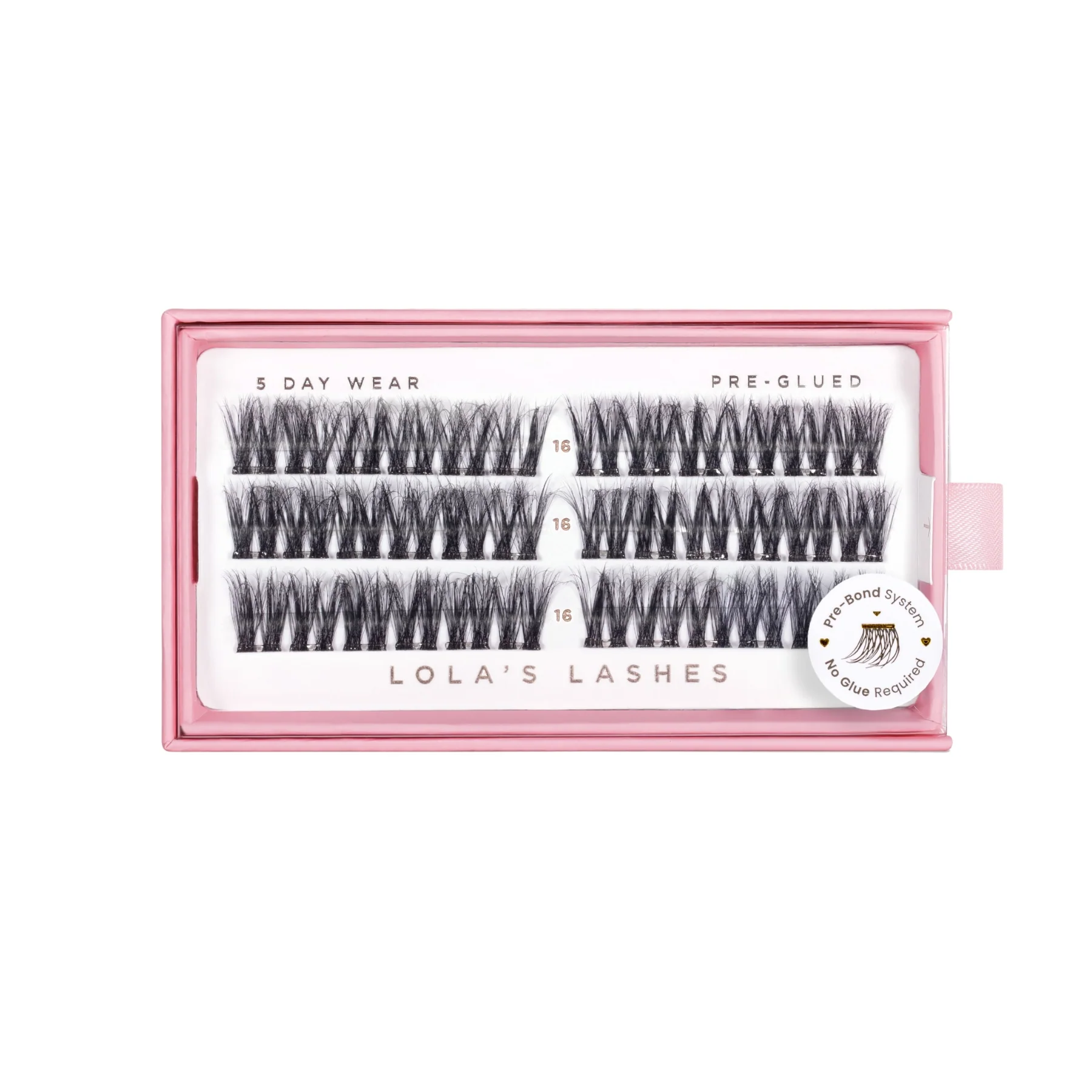 Feathered Volume Single Length Pre-Glued Lashes - Image 4