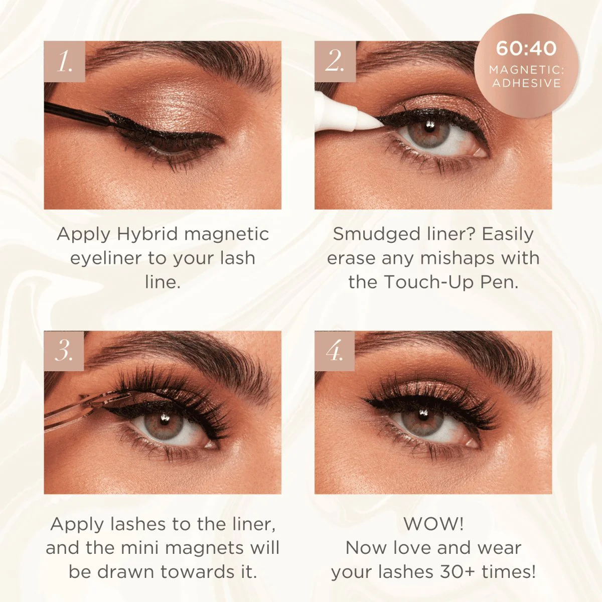 Jeans & a Nice Top Hybrid+ Magnetic Lash Starter Set - Image 9