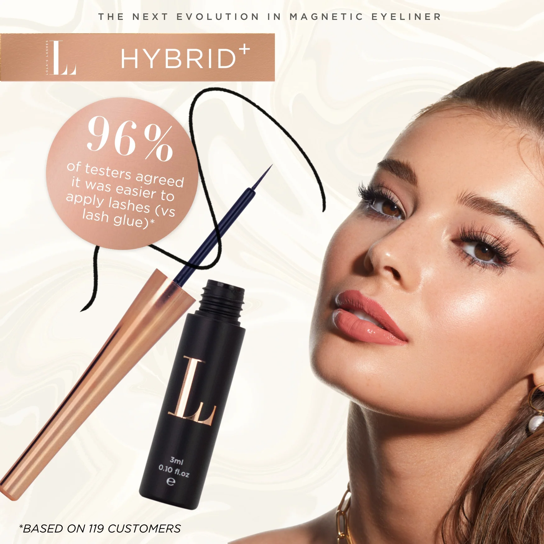 Rose Quartz Hybrid+ Magnetic Lash Starter Set - Image 4