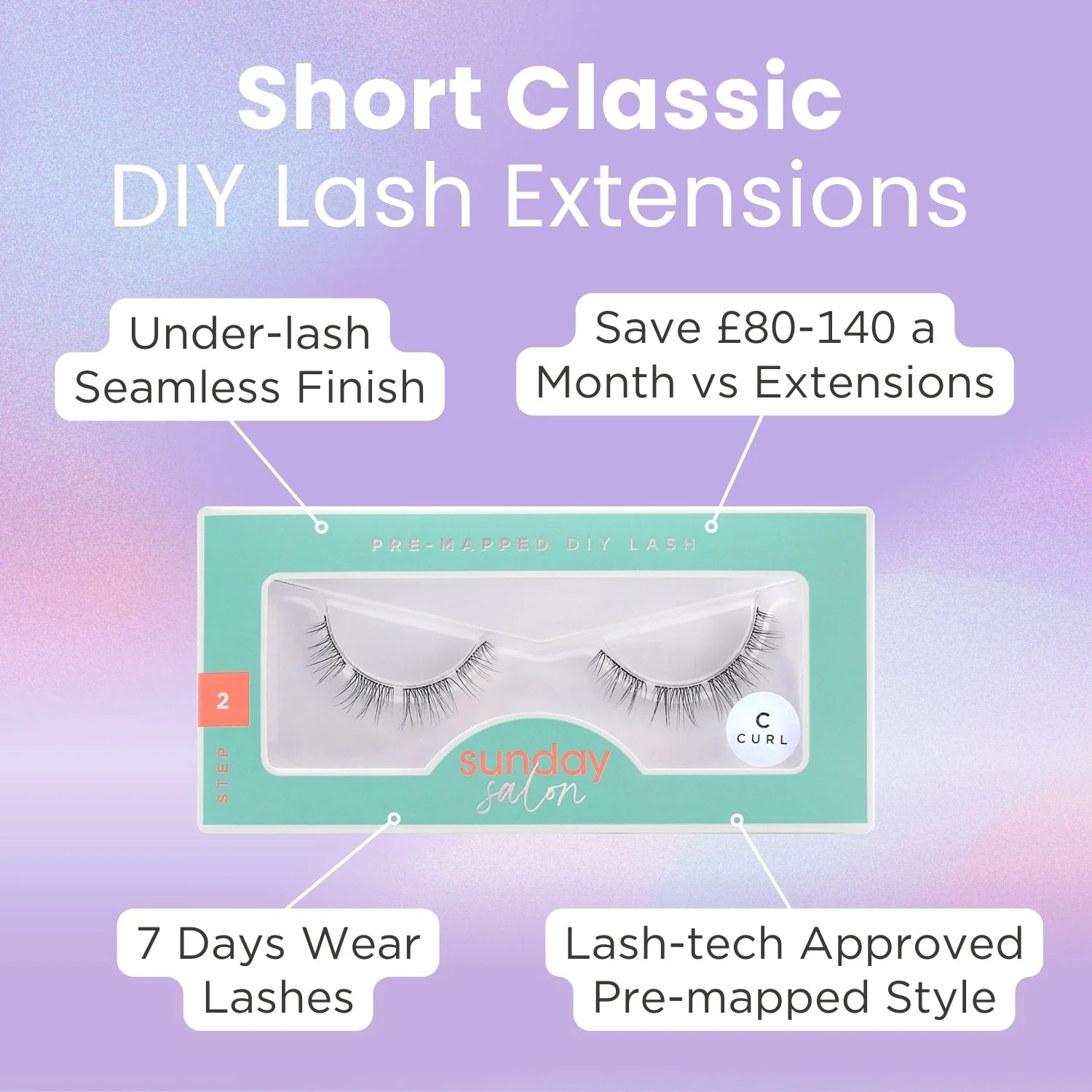 Short Classic DIY Lash Extensions Starter Set - Image 3