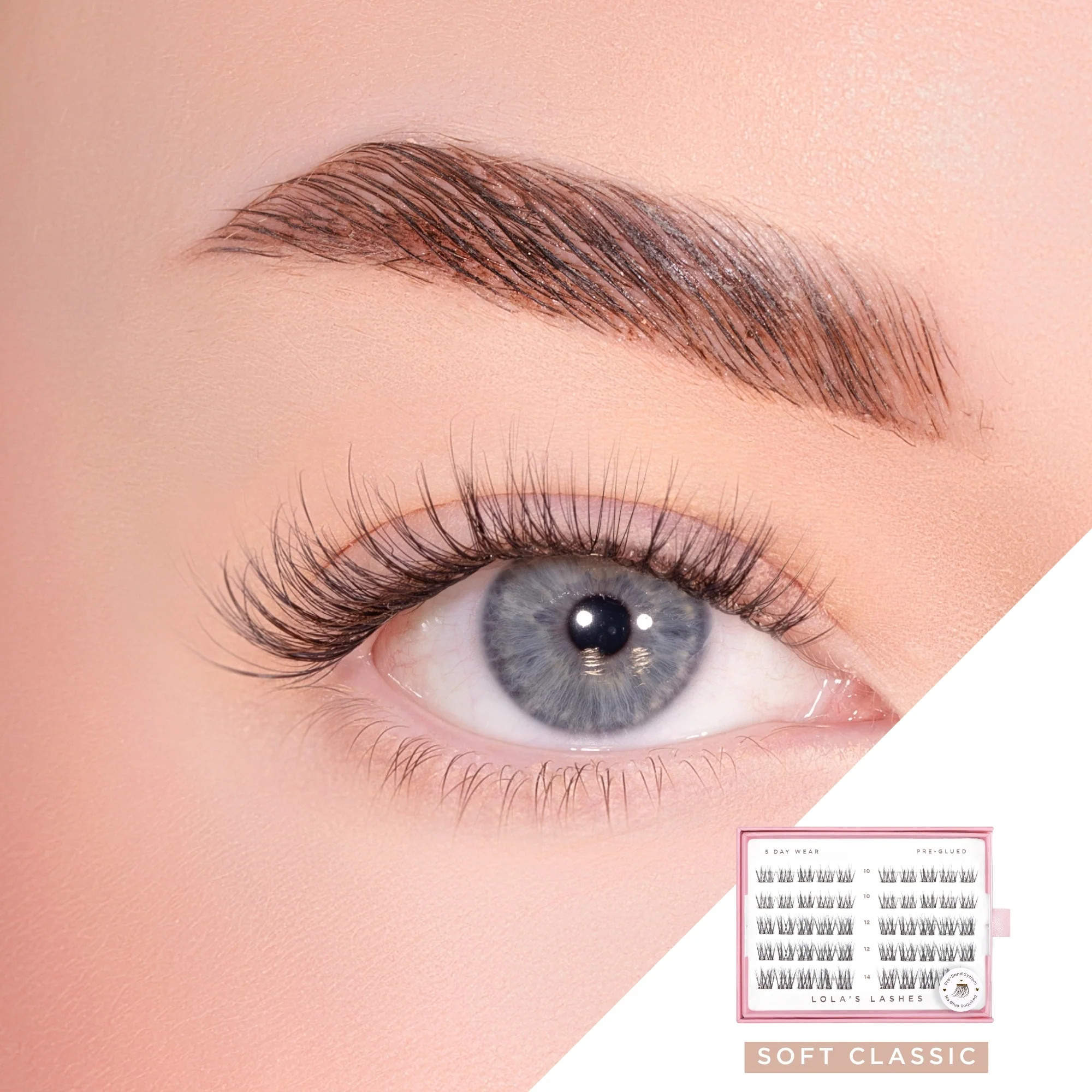 Soft Classic Pre-Glued Lashes - Image 5