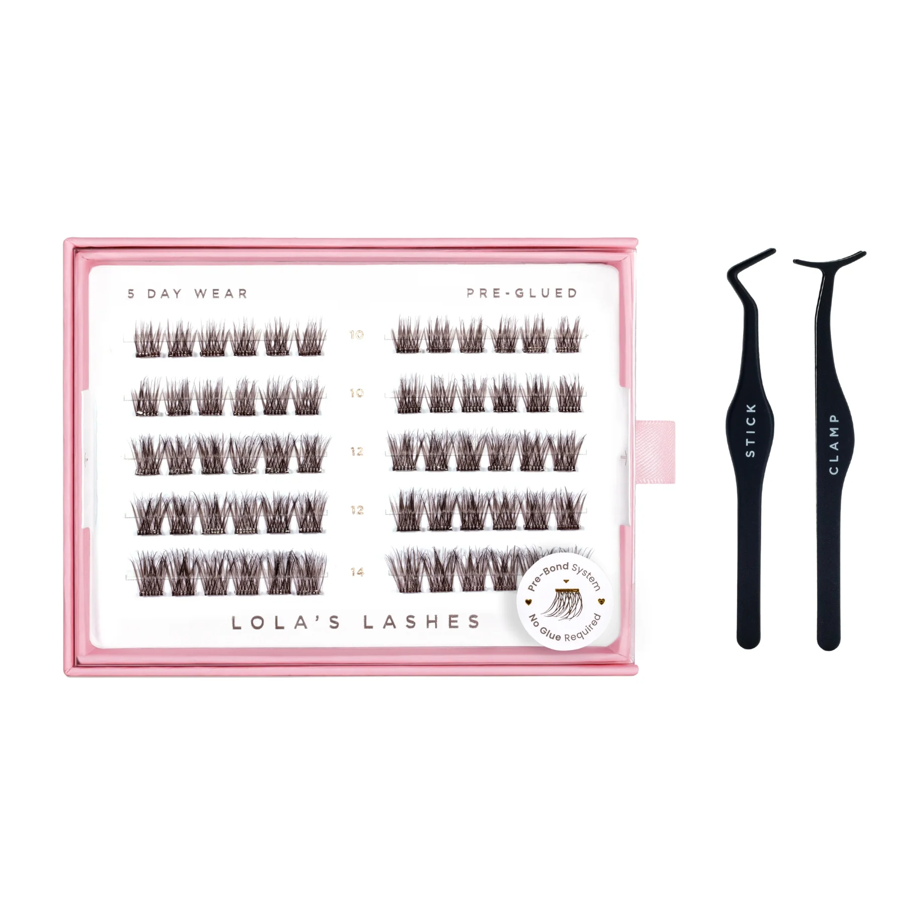 Soft Wisp Dark Brown Pre-Glued Lashes Set