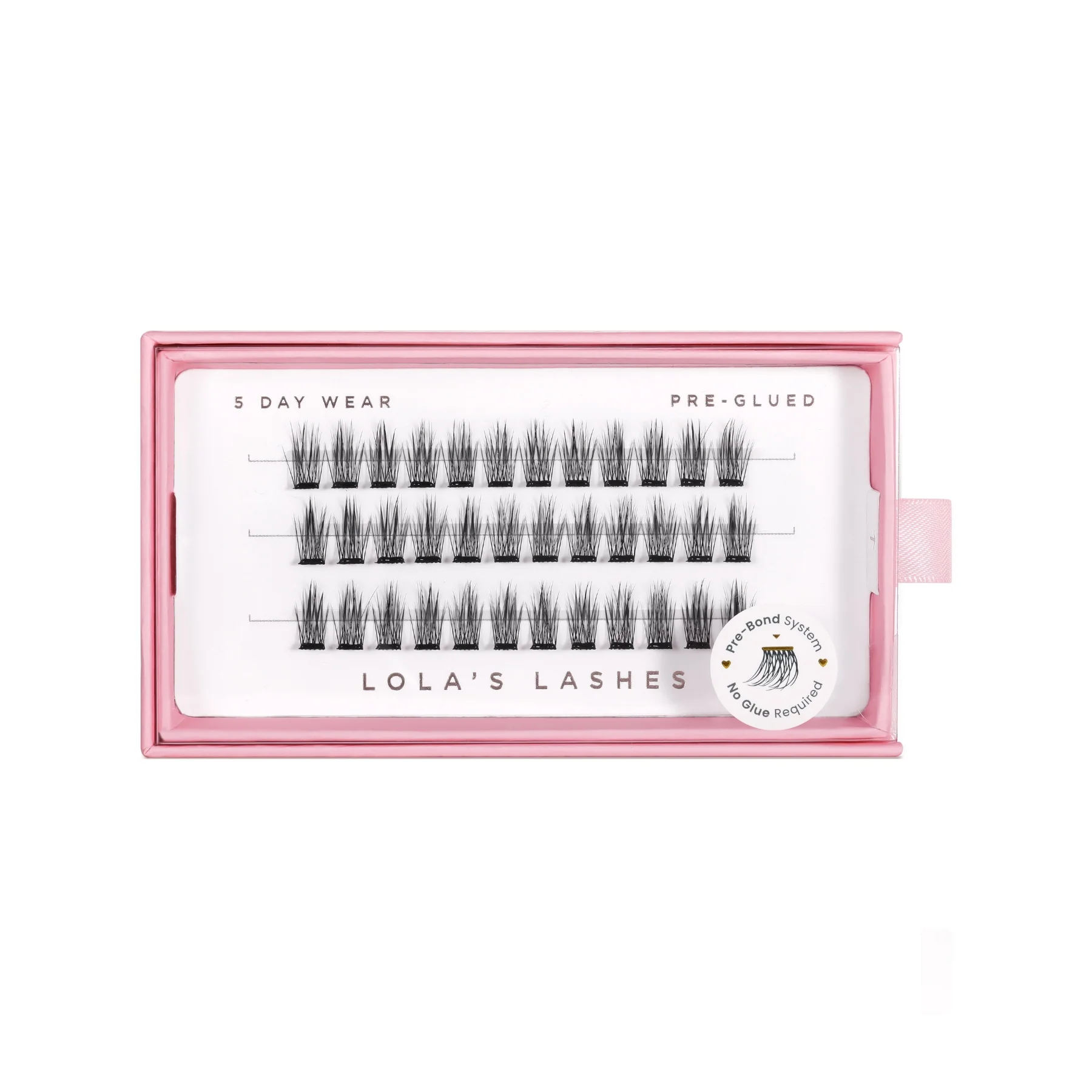 Tapered Single Length Pre-Glued Lashes - Image 2
