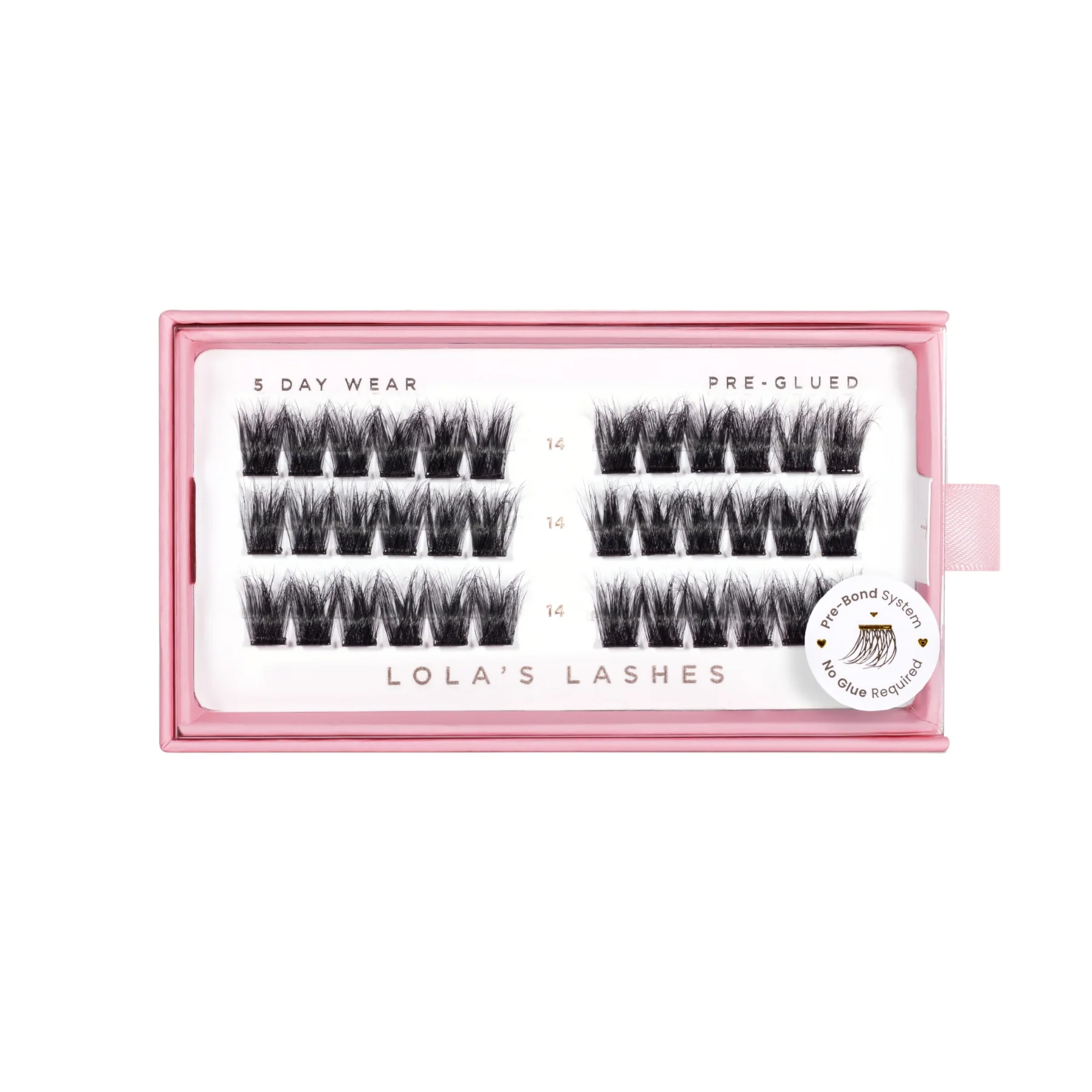 Wispy Volume Single Length Pre-Glued Lashes - Image 3